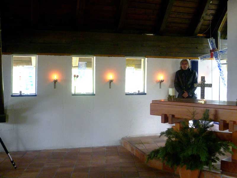 Glaskunst in der Kapelle